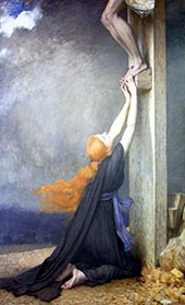 El Dolor de Maria Magdalena By Jules Joseph Lefebvre