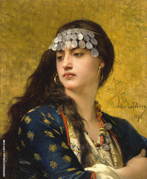 Fatima by Jules Joseph Lefebvre | Oil Painting Reproduction
