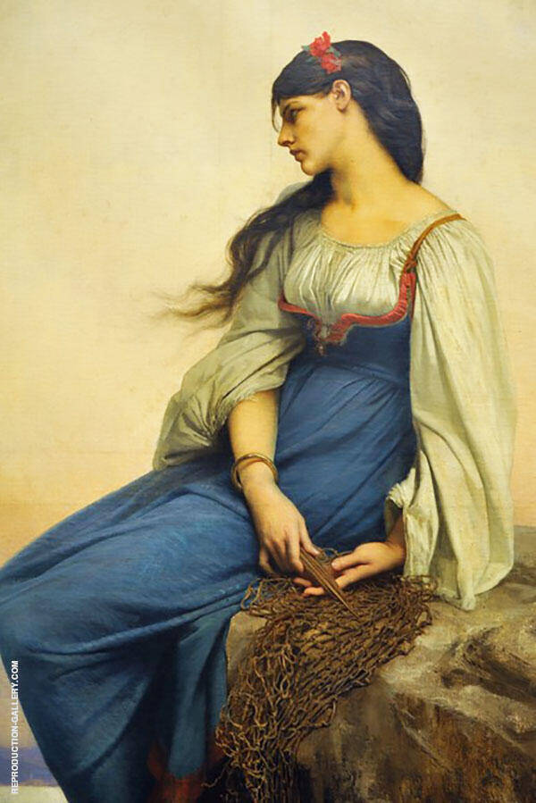 Graziella by Jules Joseph Lefebvre | Oil Painting Reproduction