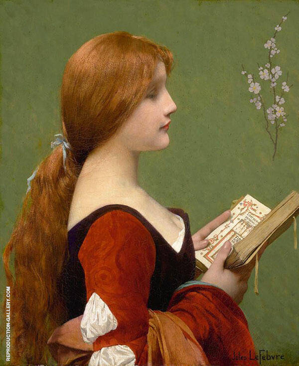 Jeanne la Rousse by Jules Joseph Lefebvre | Oil Painting Reproduction