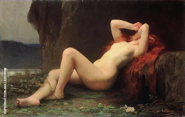 Mary Magdalene In The Cave By Jules Joseph Lefebvre