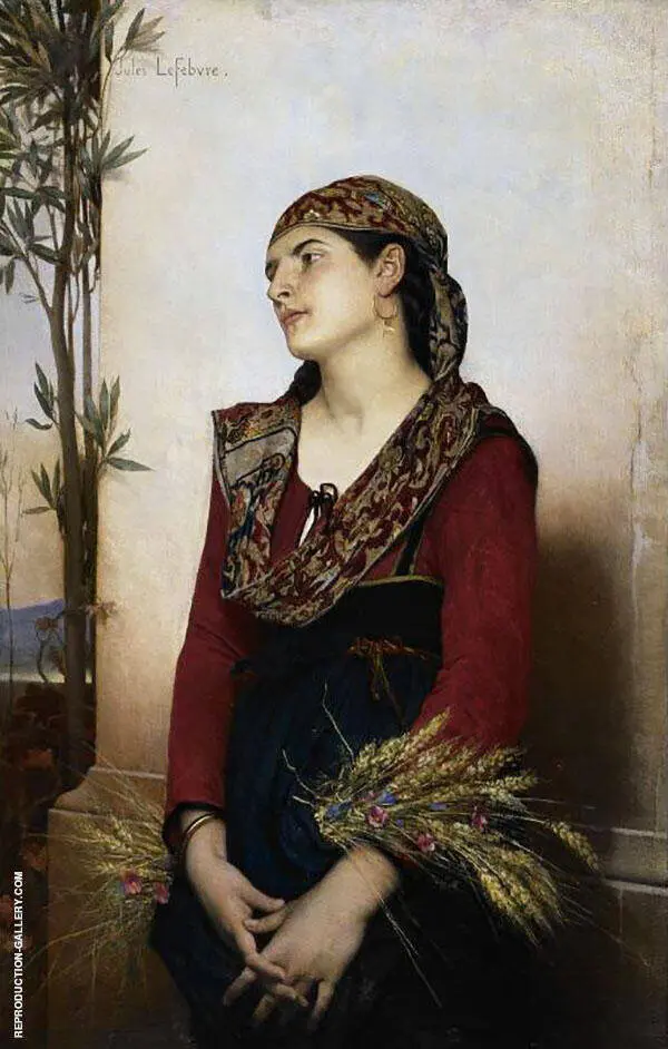 Mediterranean Beauty By Jules Joseph Lefebvre