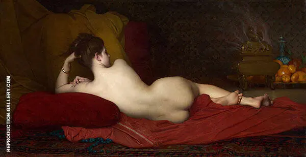 Odalisque By Jules Joseph Lefebvre