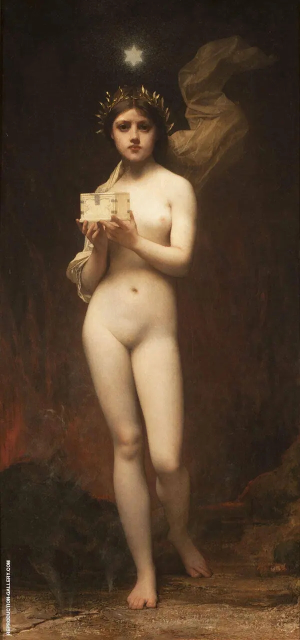 Pandora 1872 By Jules Joseph Lefebvre