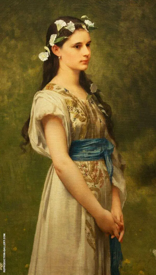 Portrait of Julia Foster Ward By Jules Joseph Lefebvre