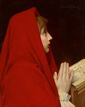 The Red Cloak By Jules Joseph Lefebvre