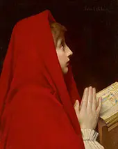 The Red Cloak By Jules Joseph Lefebvre
