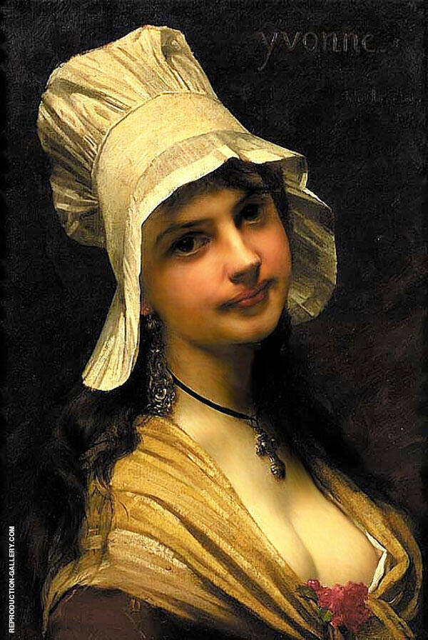 Yvonne The Artist Daughter 1877 | Oil Painting Reproduction