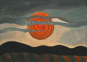 Red Sun 1935 By Arthur Dove