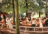 Beer Garden in Laren By Max Liebermann