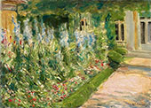 Flowers at The Gardener's House to The East By Max Liebermann