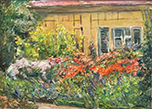 Flowers at The Gardner's House North By Max Liebermann