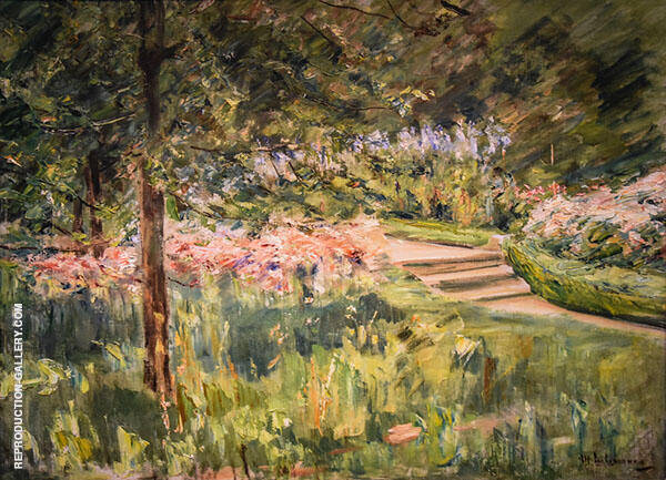 Garden in Wannsee 1923 by Max Liebermann | Oil Painting Reproduction