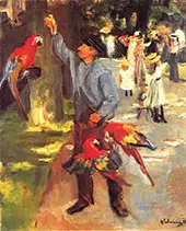 Parrott Handler By Max Liebermann