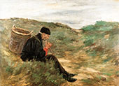 Rest in The Dunes By Max Liebermann