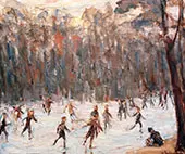 Skater in The Tiergarten By Max Liebermann