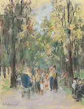 Walk in The Berlin Zoo By Max Liebermann