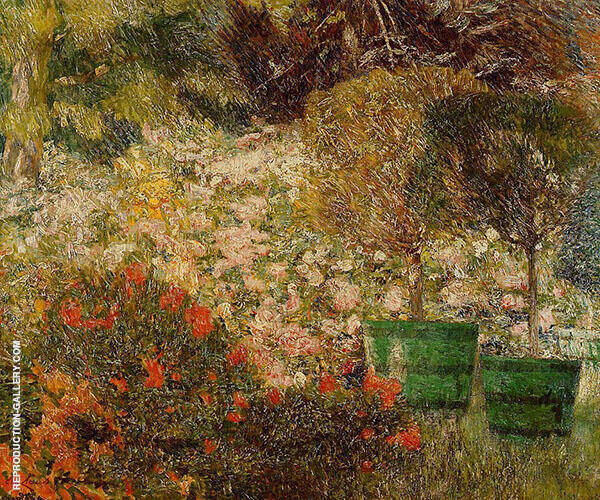 A Corner of My Garden 1904 by Emile Claus | Oil Painting Reproduction