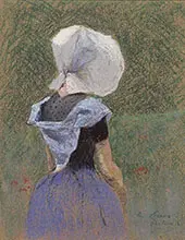 Young Girl from Zeeland By Emile Claus