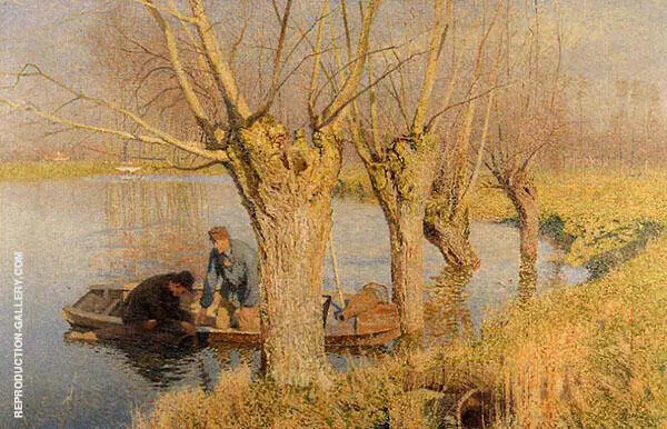 Bringing in The Nets 1893 By Emile Claus