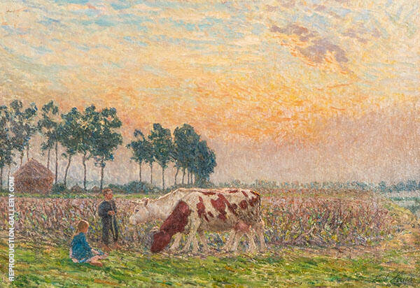 Decline of Day by Emile Claus | Oil Painting Reproduction