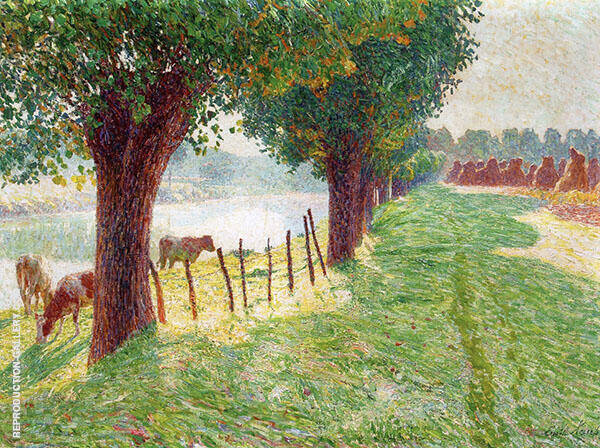 End of August 1909 by Emile Claus | Oil Painting Reproduction