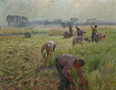 Flax Harvesting 1904 By Emile Claus