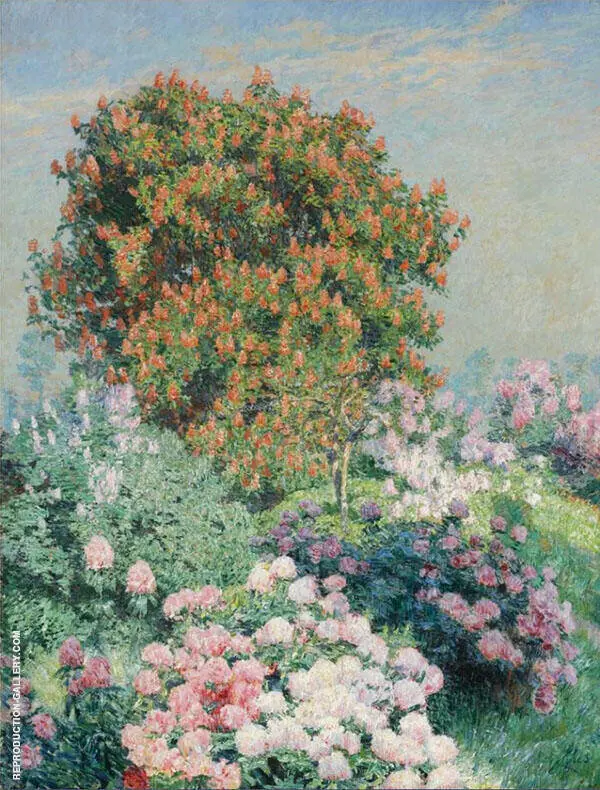 Flower Garden By Emile Claus