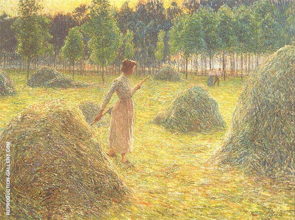 Hay Stacks 1905 by Emile Claus | Oil Painting Reproduction