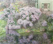 Hydrangeas on The Banks of The River Lys 1898 By Emile Claus