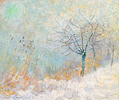 Morning Snow By Emile Claus