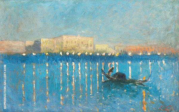 Night in Venice 1906 by Emile Claus | Oil Painting Reproduction
