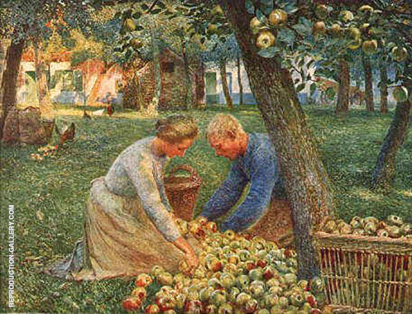 Orchard in Flanders by Emile Claus | Oil Painting Reproduction