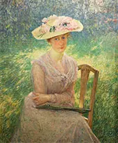 Portrait Jenny Montigny 1902 By Emile Claus
