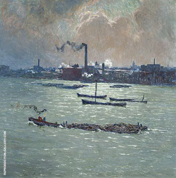 Reflections on The Thames By Emile Claus