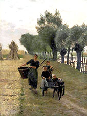 Return from The Fields By Emile Claus