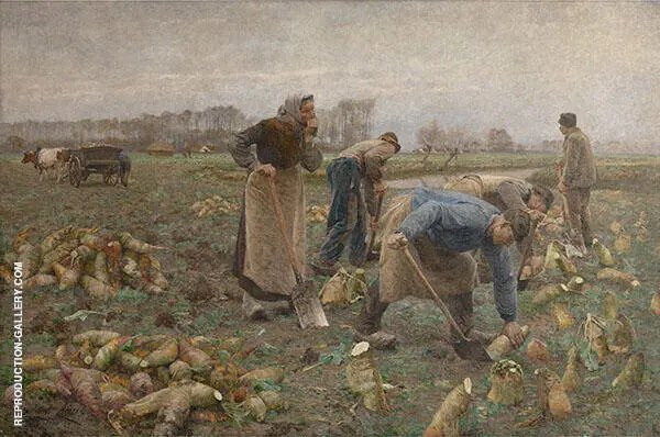The Beet Harvest 1890 By Emile Claus