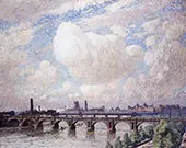 Waterloo Bridge in The Sun 1916 By Emile Claus