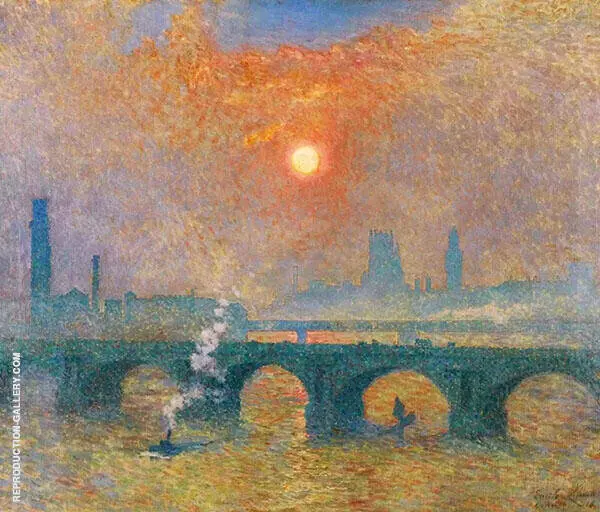 Waterloo Bridge London By Emile Claus