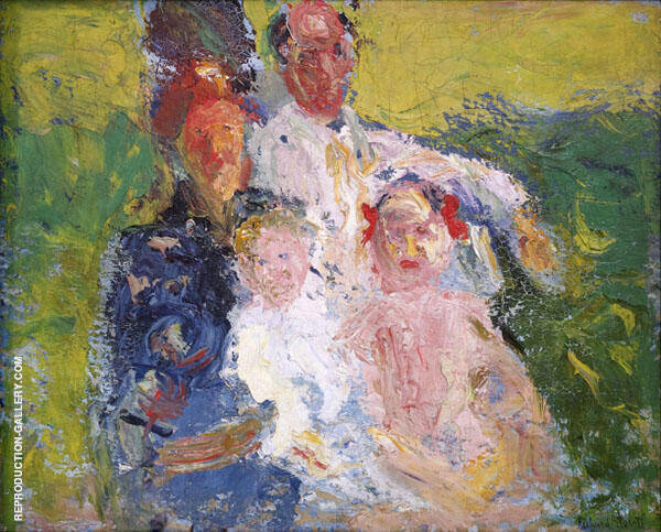 Die Familie Schonberg by Richard Gerstl | Oil Painting Reproduction