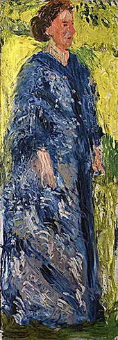 Mathilde Schonberg in The Garden By Richard Gerstl