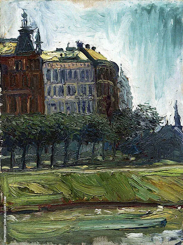 On The Danube Canal By Richard Gerstl