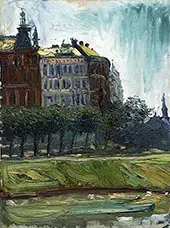 On The Danube Canal By Richard Gerstl