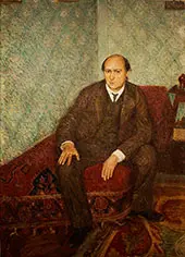 Portrait of Arnold Schonberg c1905 By Richard Gerstl