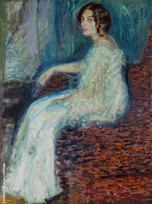 Portrait of Henryka Cohn 1908 By Richard Gerstl