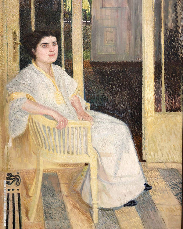 Portrait of Smaragda Berg 1906 | Oil Painting Reproduction