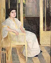 Portrait of Smaragda Berg 1906 By Richard Gerstl