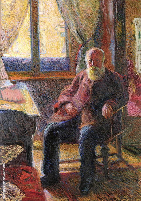 Portrait of The Artists Father Emil Gersstl | Oil Painting Reproduction