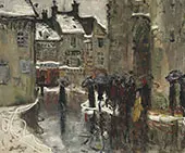 After Mass in Dreux By Pierre Eugene Montezin