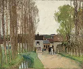 Allee Sous Les Arbres By Pierre Eugene Montezin